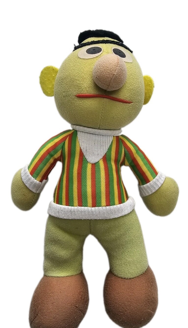 2002 Sesame Street Bert Soft Toy 27cms